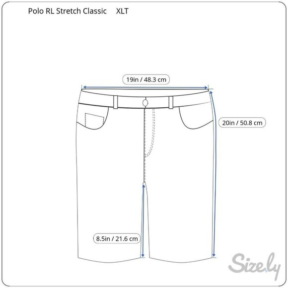 Polo Ralph Lauren Mens XLT Tall Beige Stretch Classic Fit Elastic Waist Shorts - Picture 3 of 12